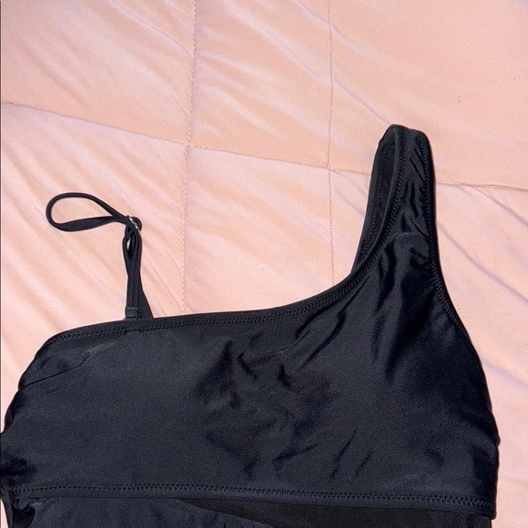 Black One Piece Swimsuit - Picture 3 of 3